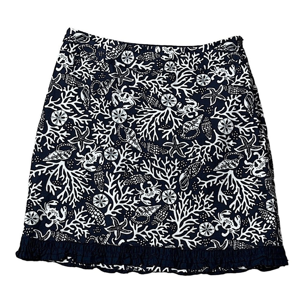 Vineyard Vines Nautical Ruffle Skirt size 0
